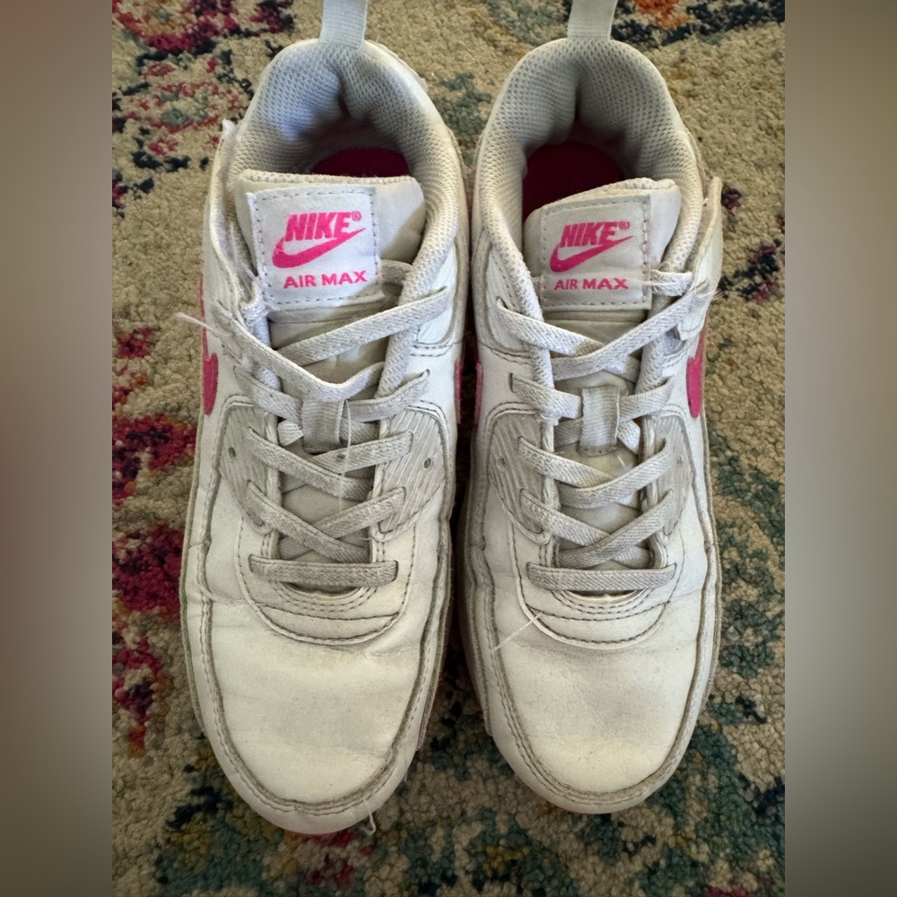 Nike Kids Sneakers White and Pink  size 2.5